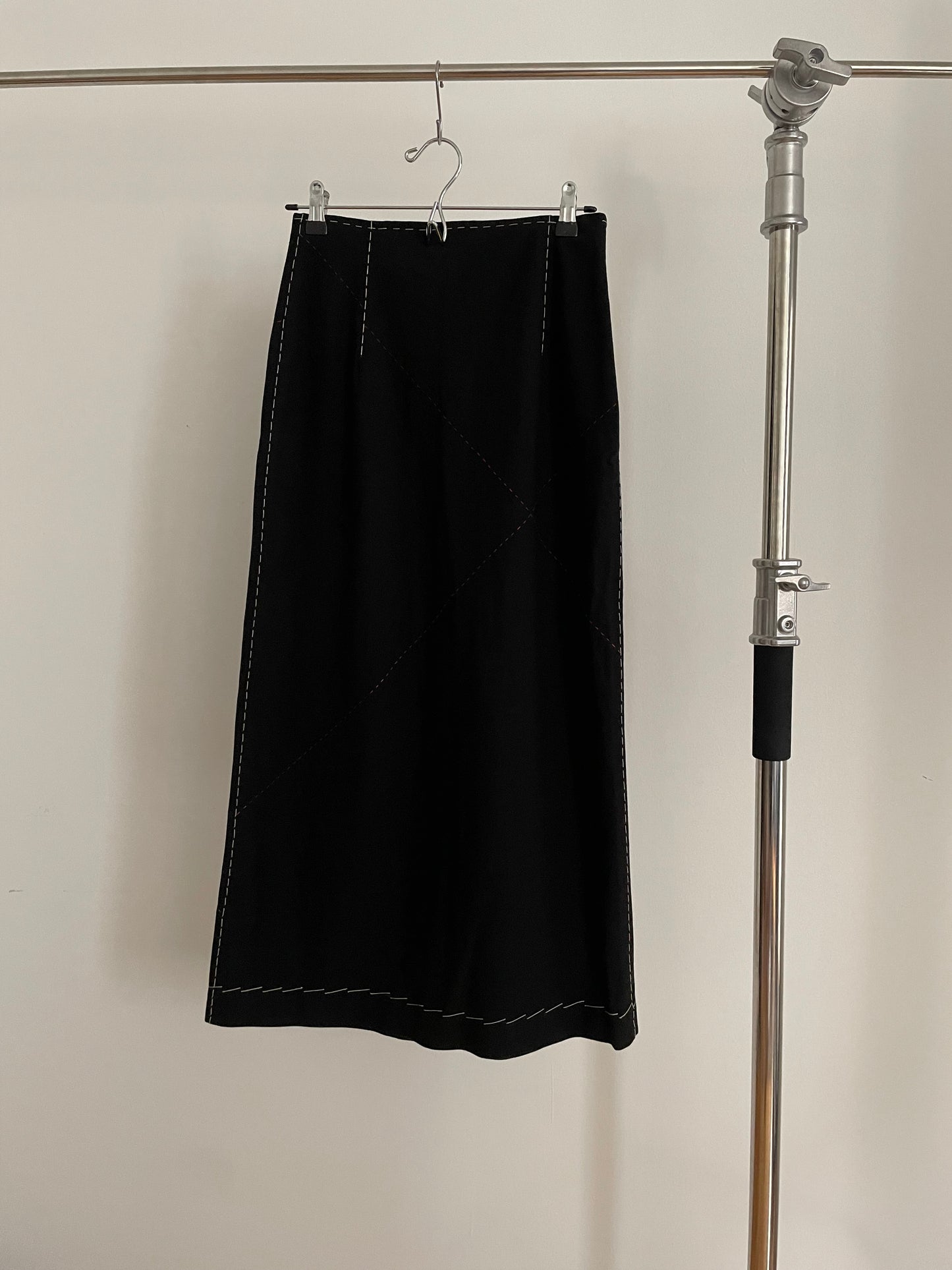 Yohji Yamamoto spring/summer 2000 contrast stitch skirt