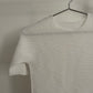 Pleats T Issey Miyake white waffle pleated short sleeve crewneck