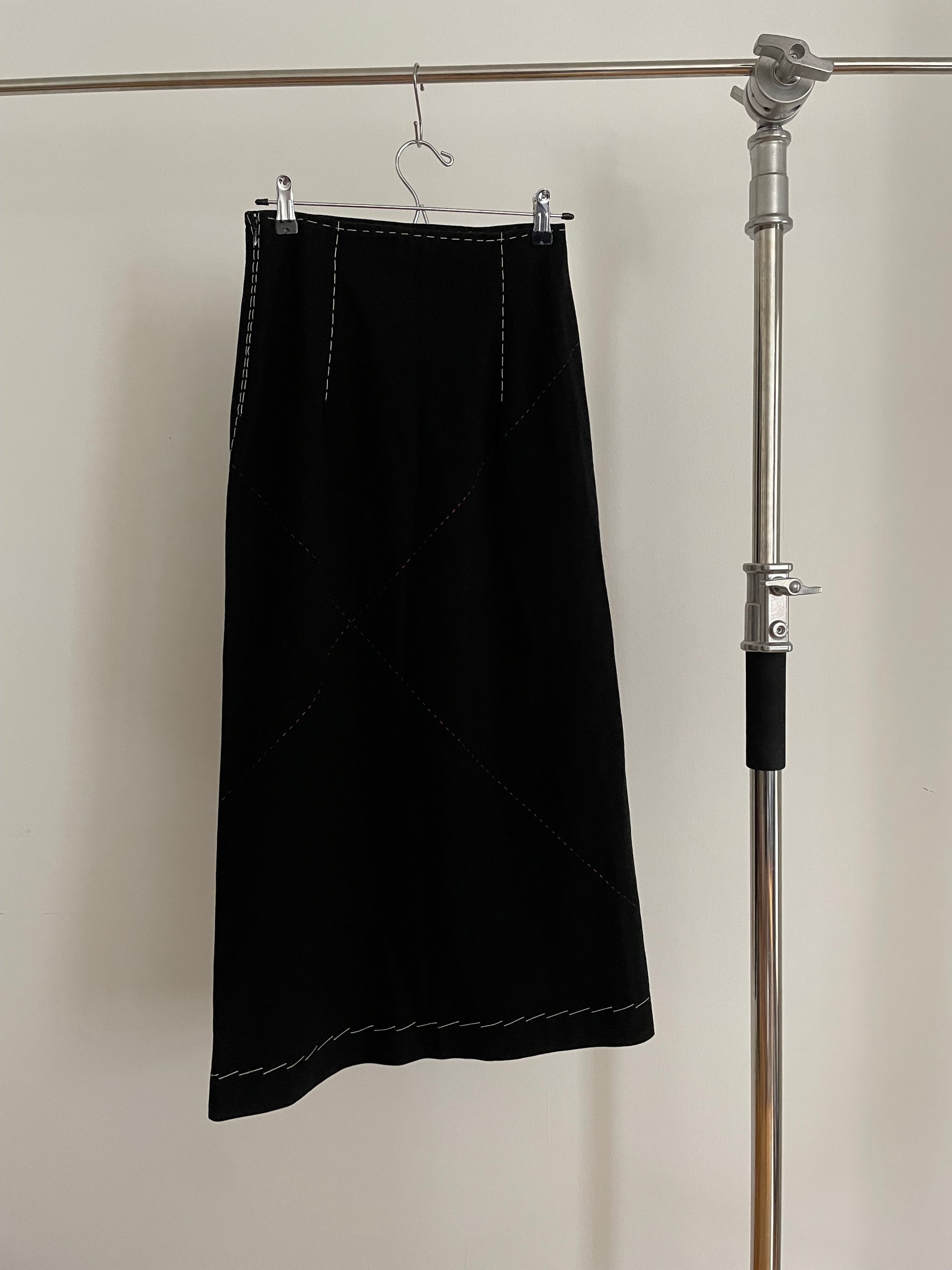 Yohji Yamamoto spring/summer 2000 contrast stitch skirt