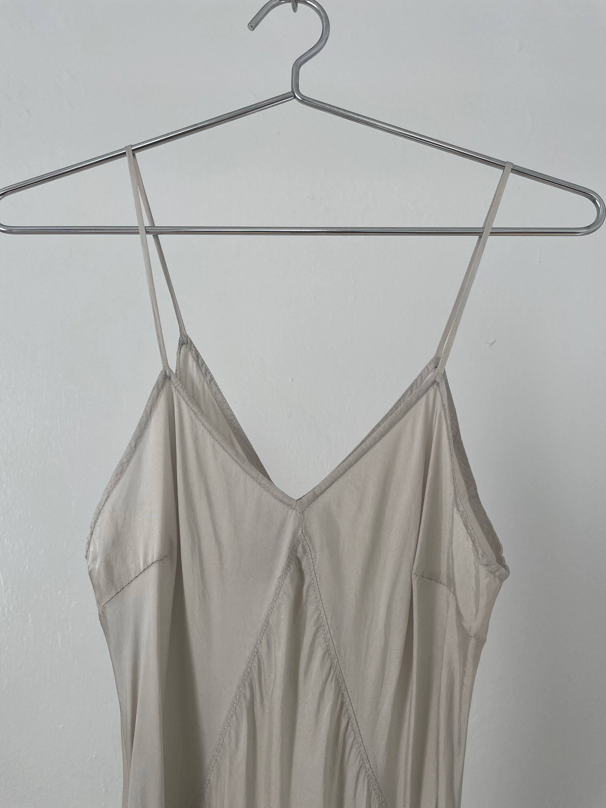 Dries Van Noten grey slip dress