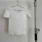 me Issey Miyake white waffle pleated baby tee