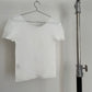 me Issey Miyake white waffle pleated baby tee